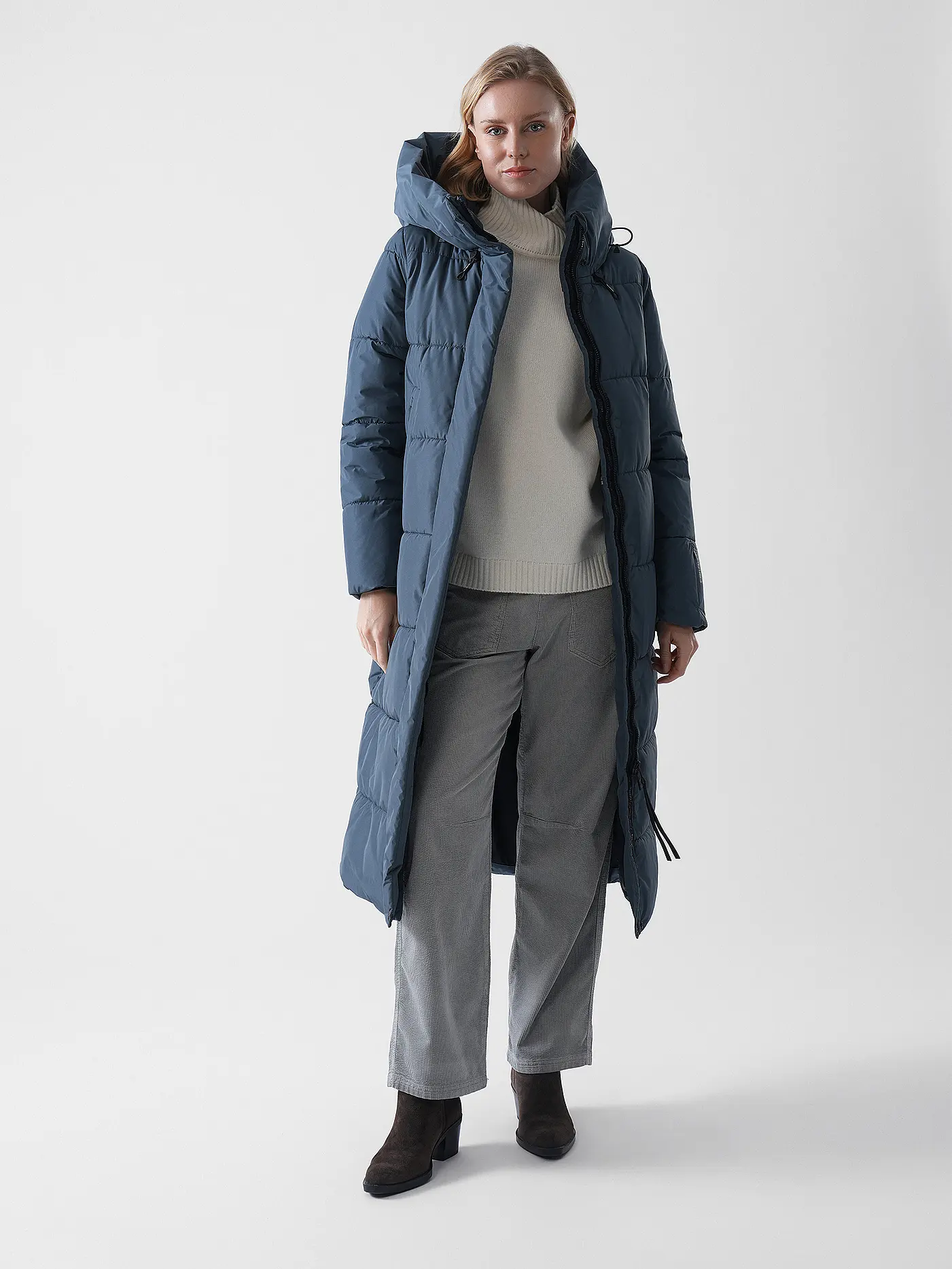 KHUJO | Steppmantel SOULANI 4 | blau